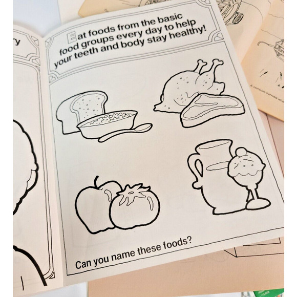 Children's Educational Coloring Workbooks Advertisements '60'70'80'90' 22 pieces - Picture 13 of 13